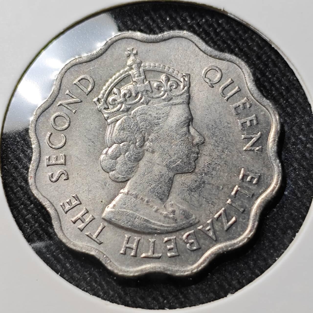 KK钱币收藏小铺  第391期  2月预留时间 周末发货  英属毛里求斯10分