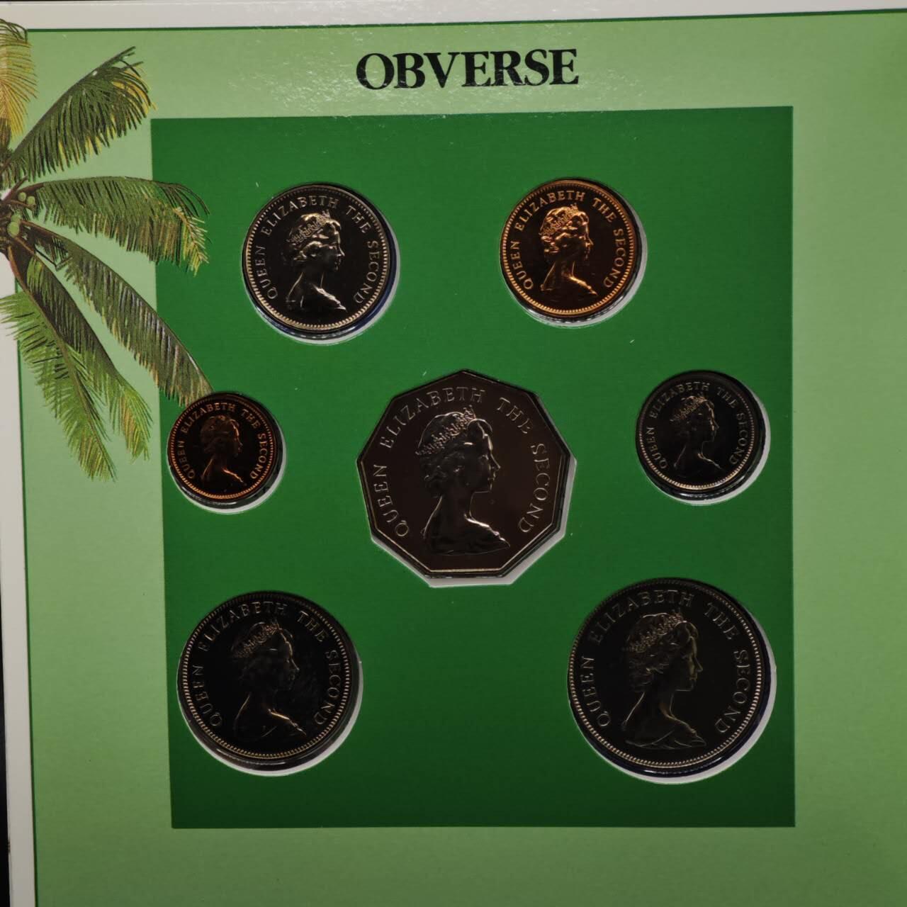 【淘币小摊】实时拍第八百六十一拍   银币套币场   满百包邮可预留二周 每周一统一发货   图瓦卢1985年套币