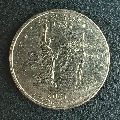 逸泉钱币2026第十二组世界钱币专场春节千件大拍A1614～2574 - 1866 美国25美分