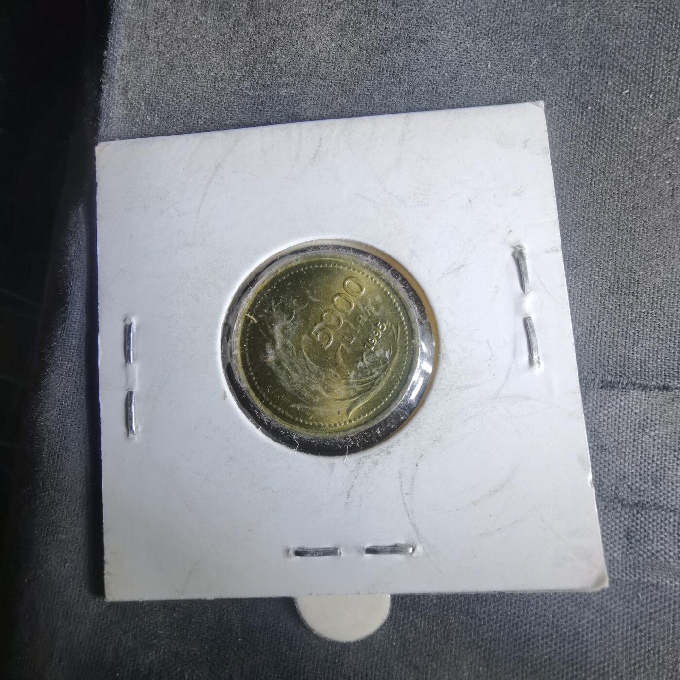 沼泽如烟--第981场 土耳其1995年5000里拉