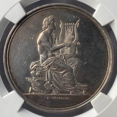 掌中浮雕-藏着的欧洲第052场 - 法国学校银质奖章，35mm