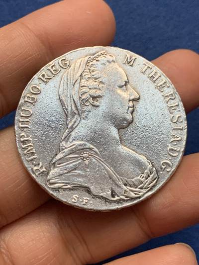 《竞宝斋》第463-465场 周日，周一，周二，3场连拍 （全场包邮）欢迎送拍 - 1780年大奶妈银币 后铸版 27.85克