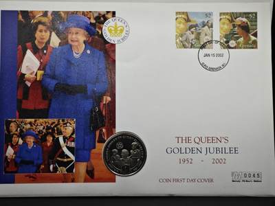 【淘币小摊】限时拍第八百六十二拍  克朗币邮币封场  满百包邮可预留两周  周一统一发货  - 塞拉利昂2002年女王登基金禧1元纪念币邮币封