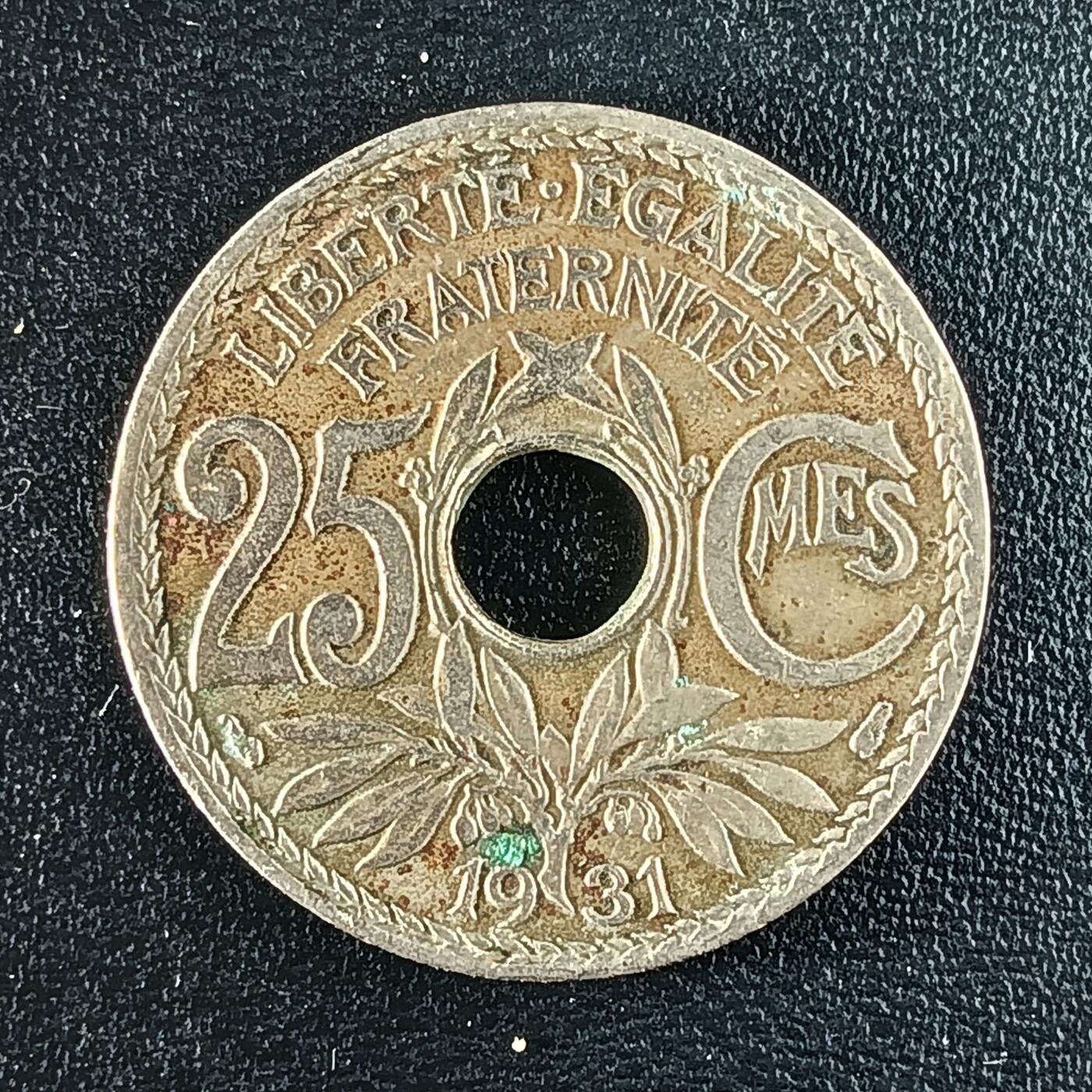 逸泉钱币2026第十二组世界钱币专场春节千件大拍A1614～2574 1666 法国25分