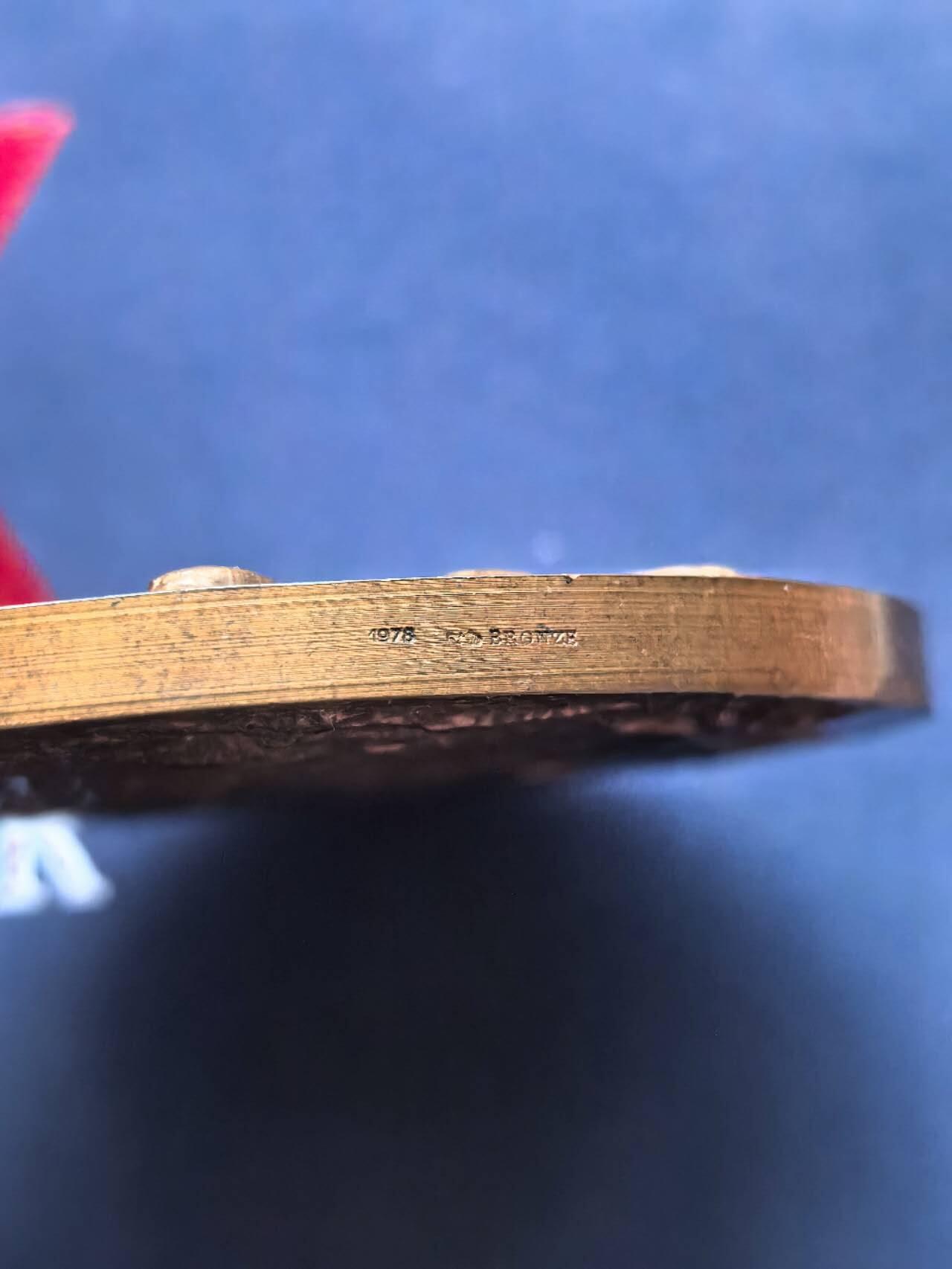 铜章专场 1976年法国铜章，凡尔登战役60周年，直径71mm