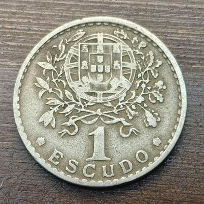 【铜匠收藏】★第144★散币专场 不寄存，30包邮。不满30元，支付5元运费。《接受代拍 代送NGC评级》 - 11【无寄存】葡萄牙 1951年 1埃斯库多 镍币