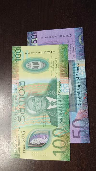 【新年十二拍】世界钱币～微拍第233期暨2026年第12期  多款老库存低价起拍 - 2025年萨摩亚50+100元 全新绝品两张同号无47 尾号695