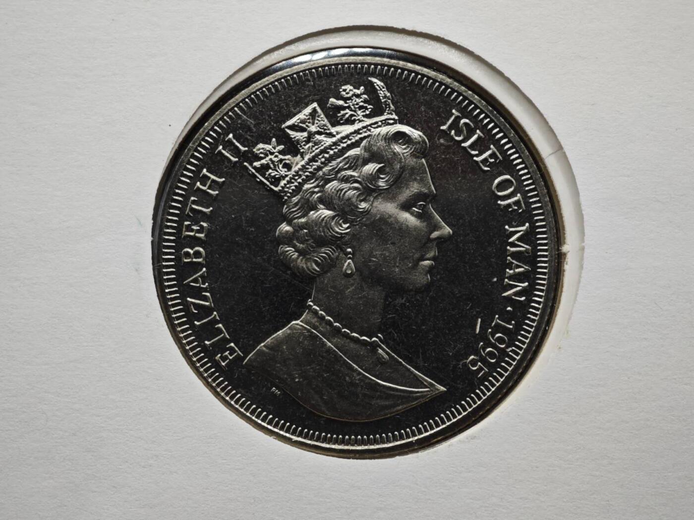 【淘币小摊】限时拍第八百六十二拍  克朗币邮币封场  满百包邮可预留两周  周一统一发货  马恩岛1995年现代发明克朗纪念币邮币封