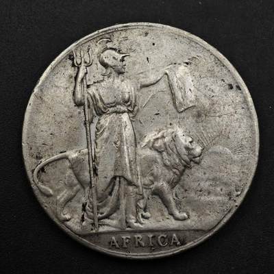 【淘币小摊】实时拍第八百六十一拍   银币套币场   满百包邮可预留二周 每周一统一发货   - 英属非洲银质勋章重31.4克