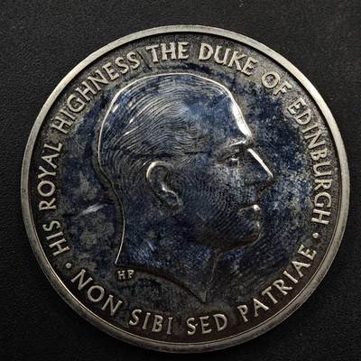 【淘币小摊】限时拍第八百六十二拍  克朗币邮币封场  满百包邮可预留两周  周一统一发货  - 英国2017年爱丁堡公爵5镑纪念币