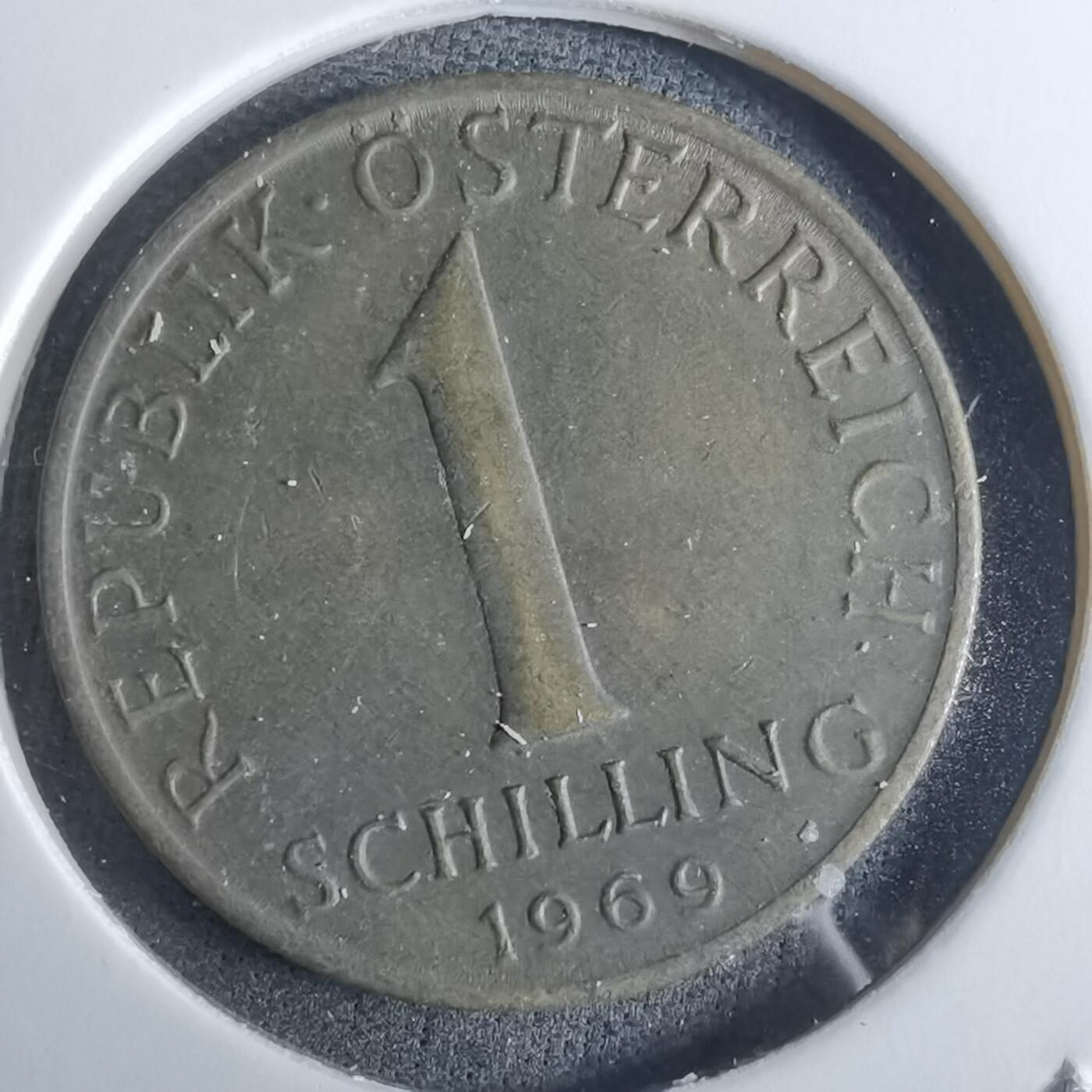 沼泽如烟--第982场 奥地利1969年1先令