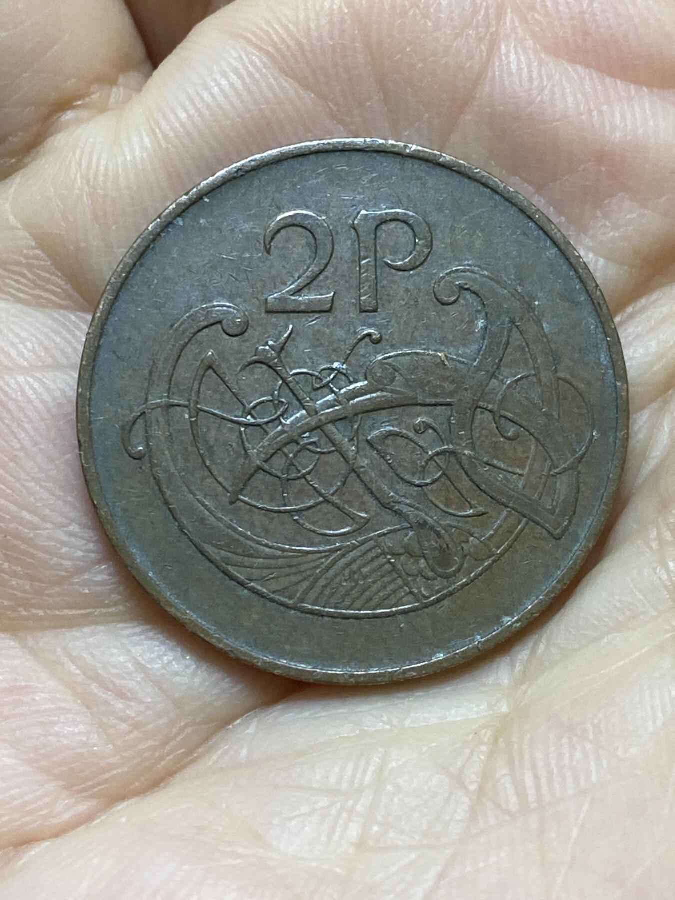 2026年第十七场(总第一百八十六场）外国好品散币场(免佣金) 爱尔兰🇮🇪1971年2便士(共和国时期第二套第一版，青铜材质无磁版，首发年)