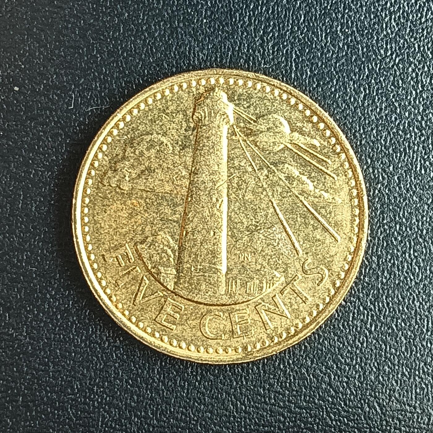 逸泉钱币2026第十二组世界钱币专场春节千件大拍A1614～2574 1750 巴巴多斯5分硬币