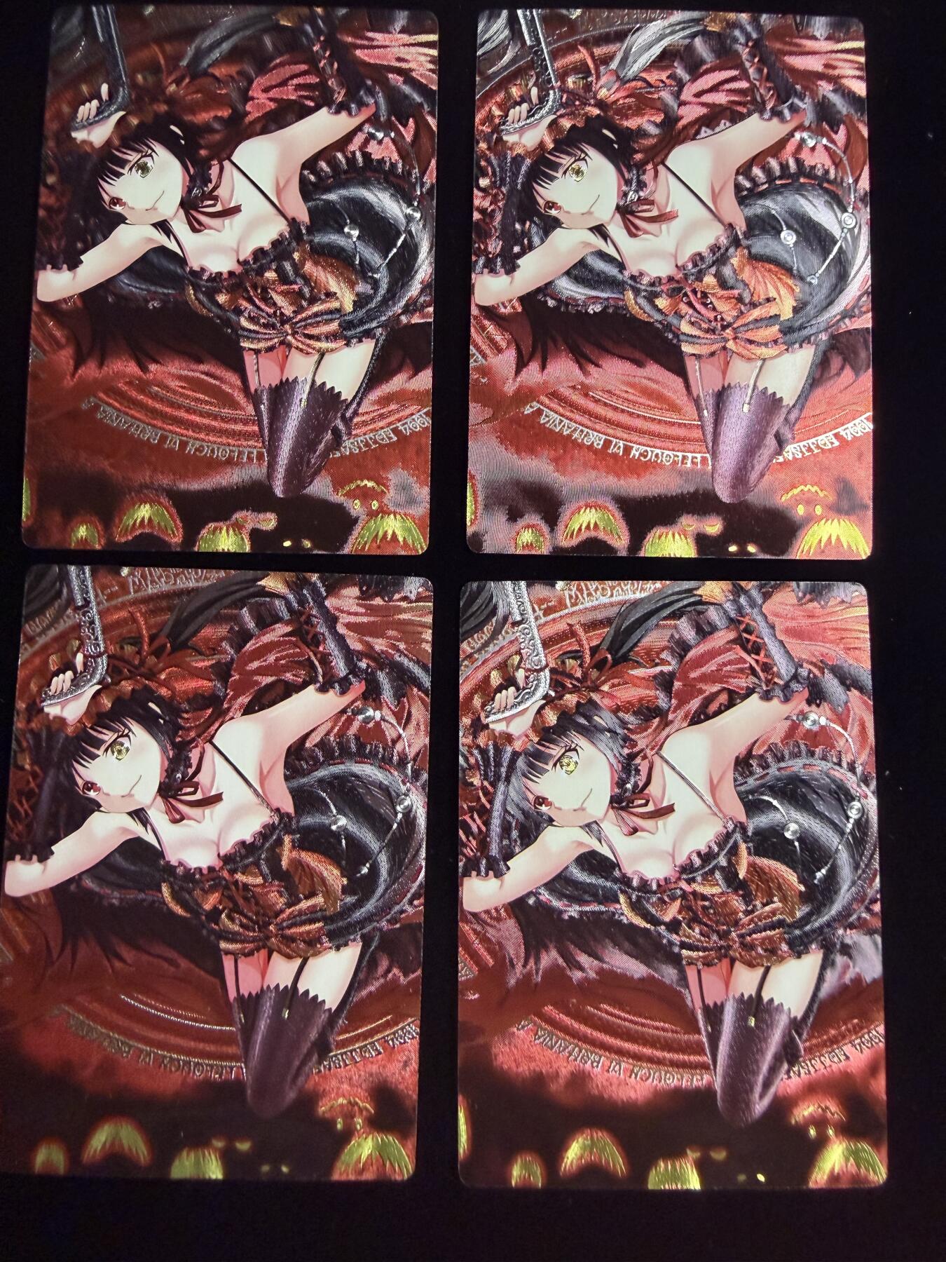 奇点卡牌多宫场 年关将至 感谢这小半年各位卡友大佬的支持 剩余库存都以多宫的方式挂掉 10号快递停运 还能上俩期 大部分卡年前挂完 年后就不会再上新了 年后新卡继续！提前祝各位卡友新年快乐 身体健康 马到成功！ 奇点卡牌 时崎狂三粗闪 X4