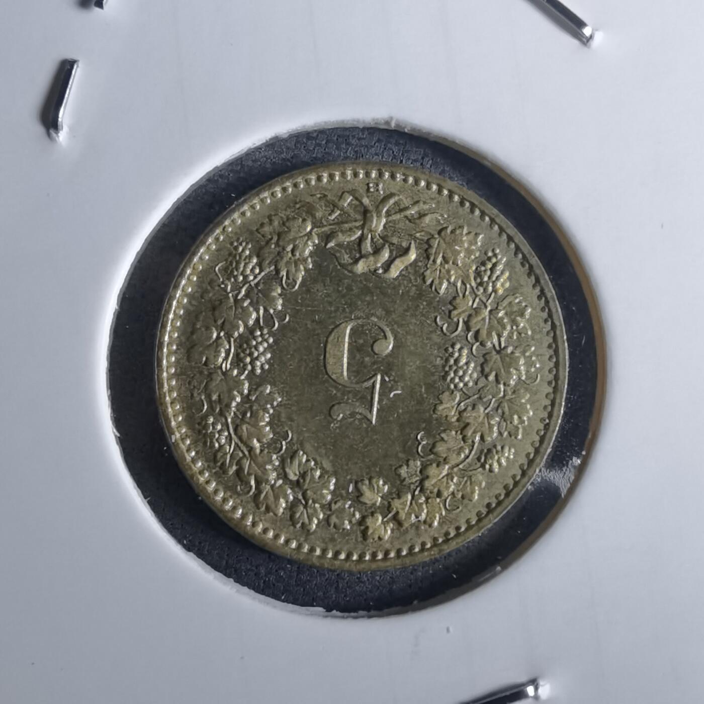 沼泽如烟--第982场 瑞士1991年五分