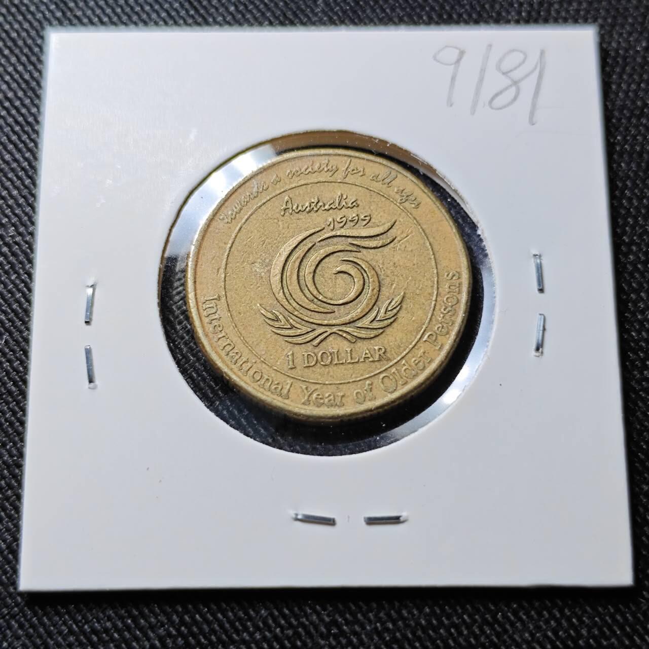 KK钱币收藏小铺  第391期  2月预留时间 周末发货  澳大利亚1元纪念币