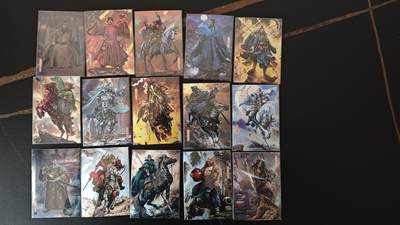 玉楼春卡牌第二期（送拍零佣金，持续收拍） - 司马金装水浒 1-24弹 半粗 胡子怪兽 写实天花板 120张带异纹三娘 完美避开红楼，继续跟就是水浒和三国。