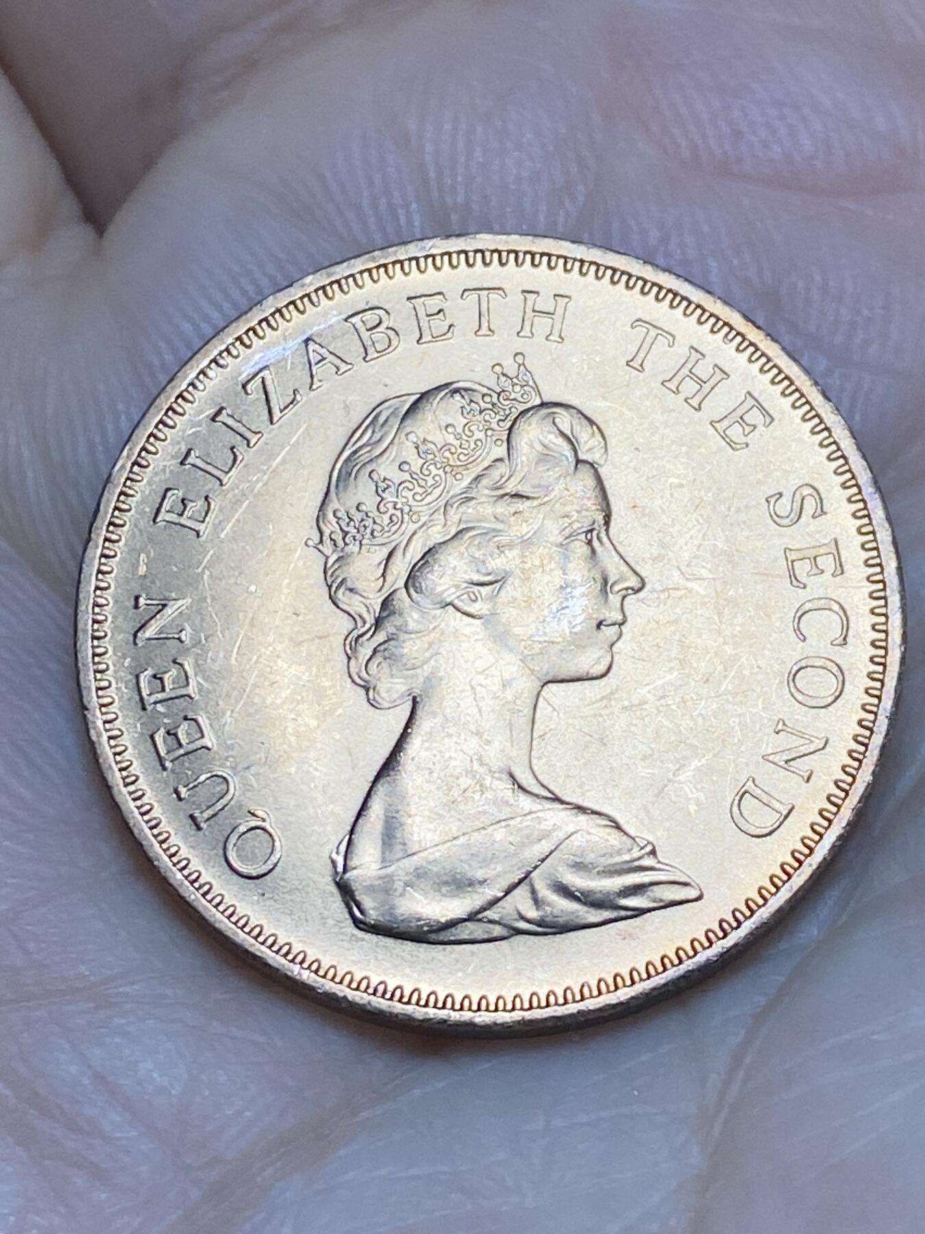 2026年第十七场(总第一百八十六场）外国好品散币场(免佣金) 原光好品–泽西岛🇯🇪1971年2新便士(伊丽莎白二世中年花冠，十进制第一套首发年)