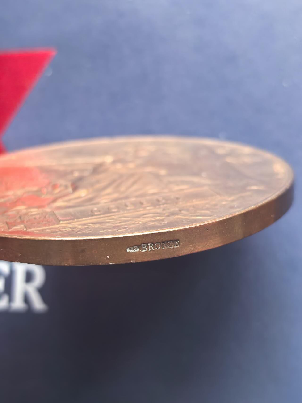 铜章专场 1889年法国铜章，巴黎世博会，64mm