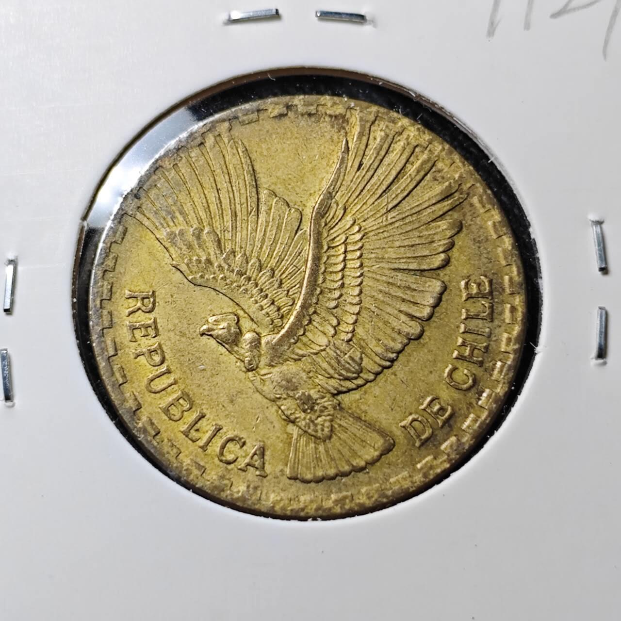 KK钱币收藏小铺  第391期  2月预留时间 周末发货  1966智利10分铜币