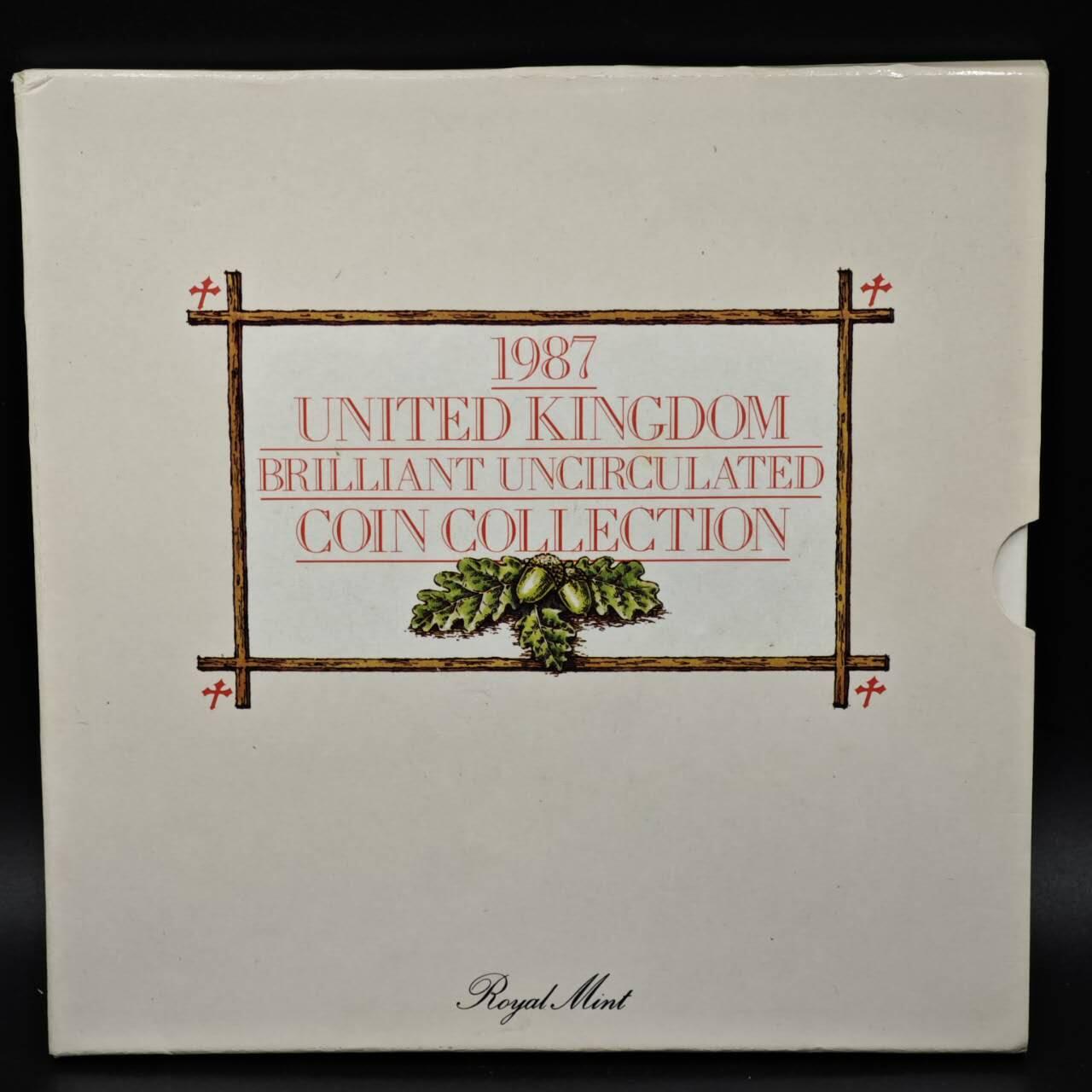 【淘币小摊】实时拍第八百六十一拍   银币套币场   满百包邮可预留二周 每周一统一发货   英国1987年套币