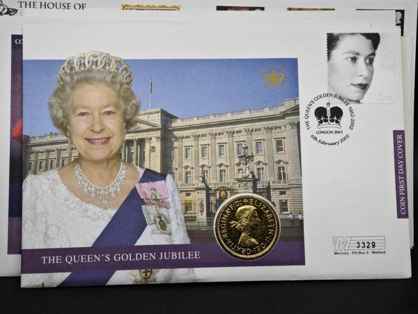 【淘币小摊】限时拍第八百六十二拍  克朗币邮币封场  满百包邮可预留两周  周一统一发货  英国1965年伊丽莎白二世一便士铜币邮币封