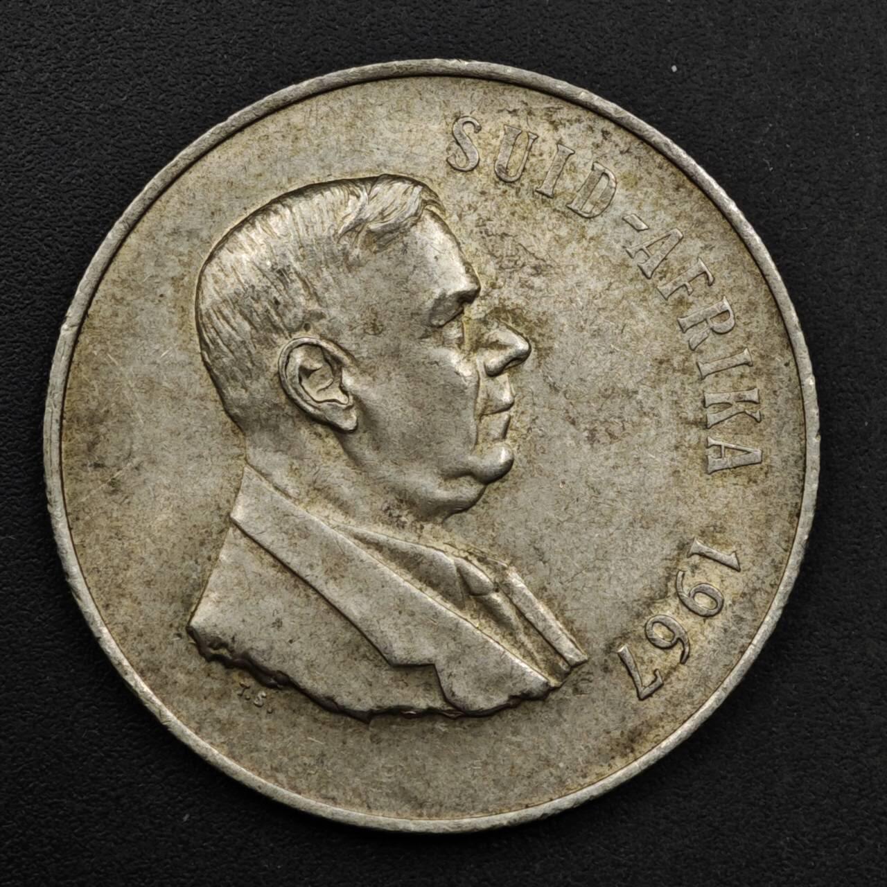 【淘币小摊】实时拍第八百六十一拍   银币套币场   满百包邮可预留二周 每周一统一发货   南非1967年1兰德银币