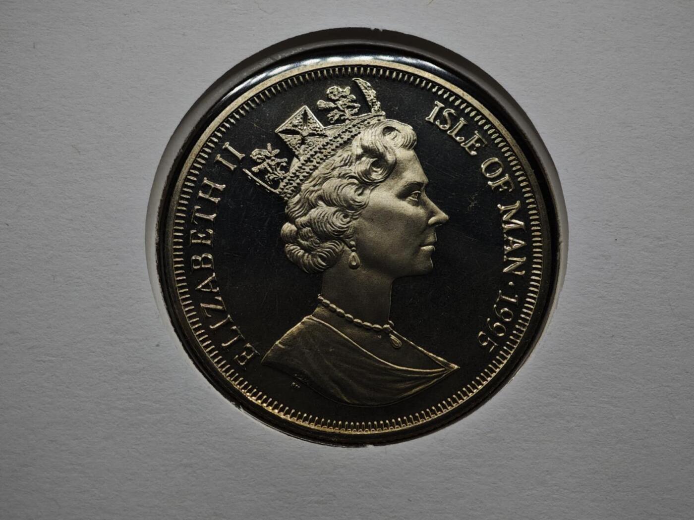 【淘币小摊】限时拍第八百六十二拍  克朗币邮币封场  满百包邮可预留两周  周一统一发货  马恩岛1995年人类飞行克朗纪念币邮币封