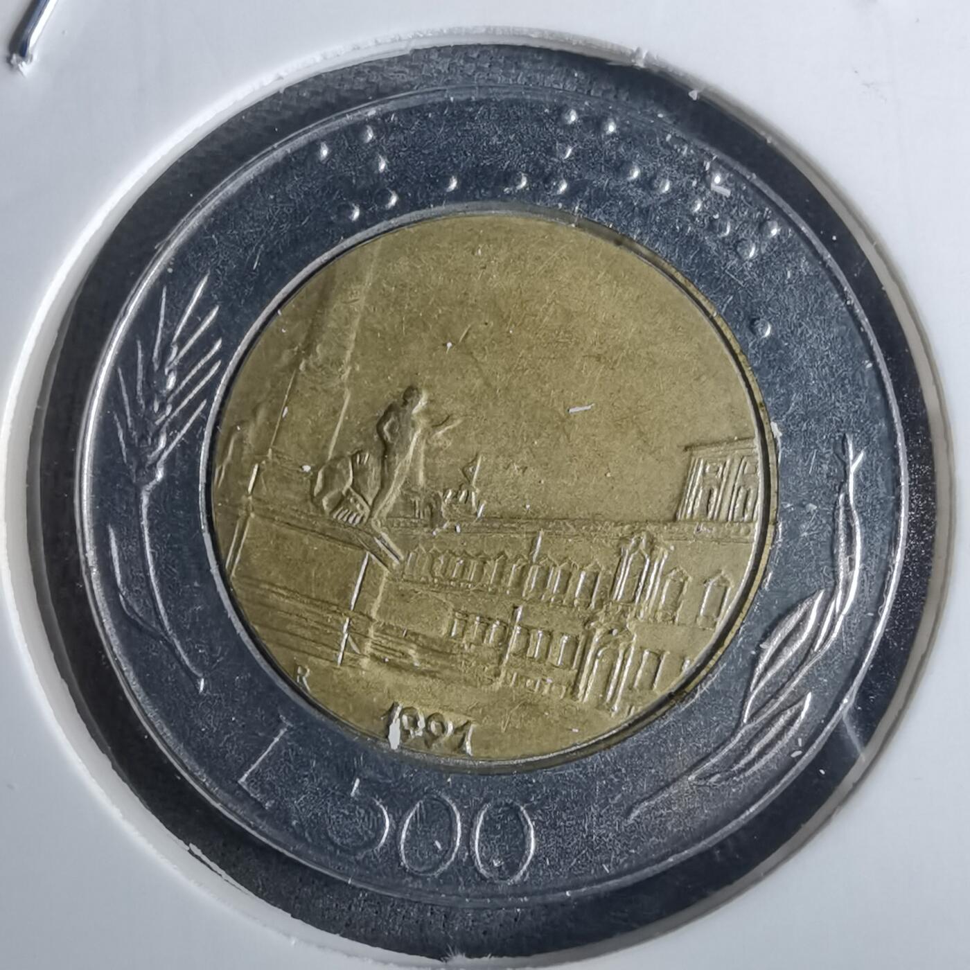 沼泽如烟--第982场 意大利1991年500里拉