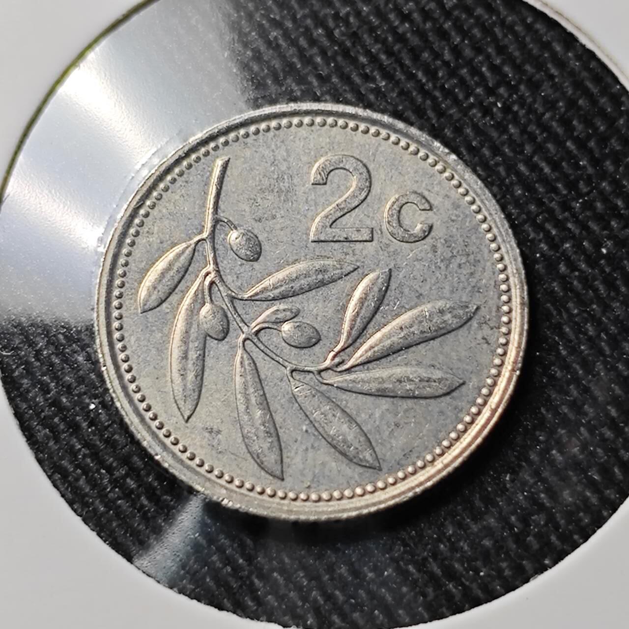 KK钱币收藏小铺  第391期  2月预留时间 周末发货  马耳他2分