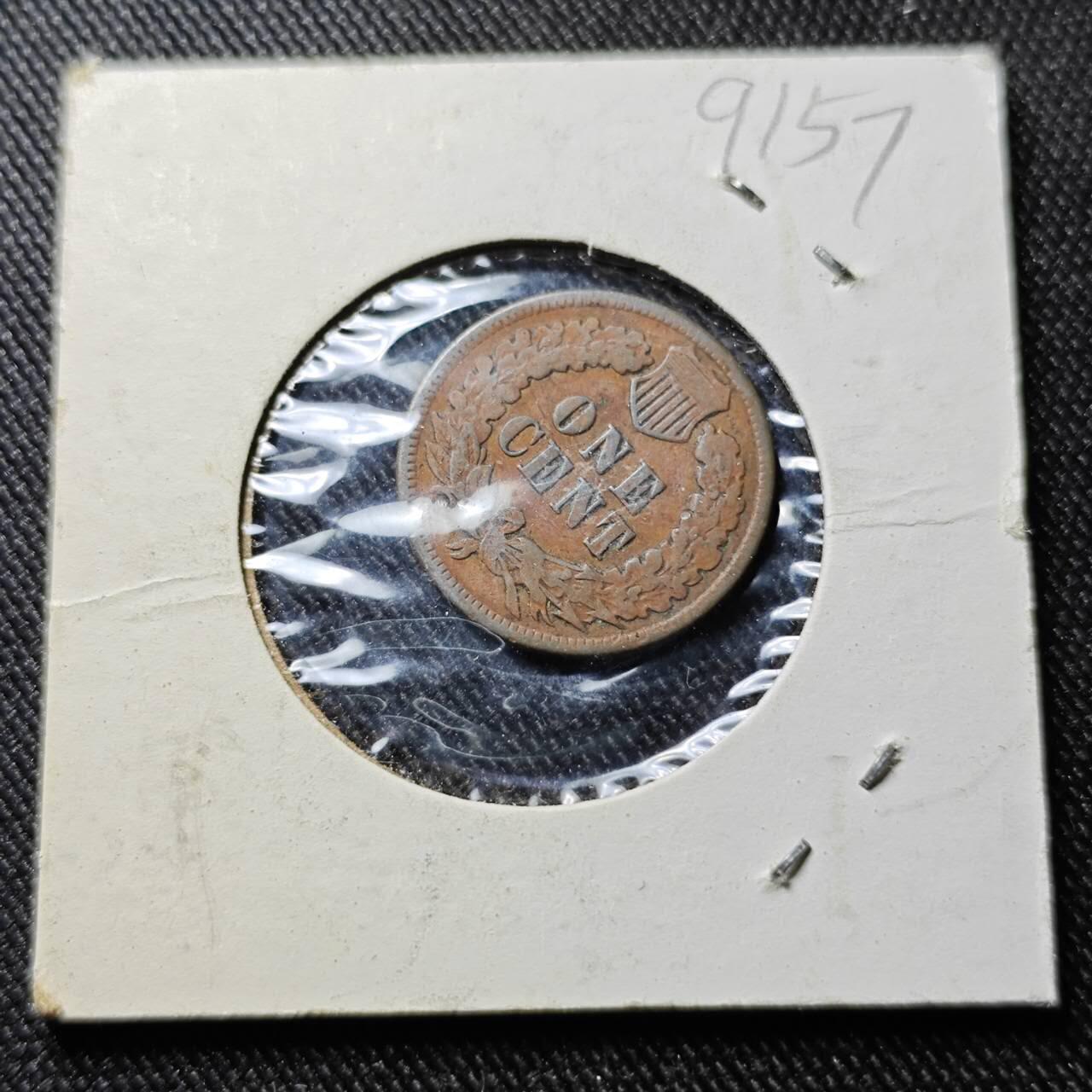 KK钱币收藏小铺  第391期  2月预留时间 周末发货  1889美国1分铜币