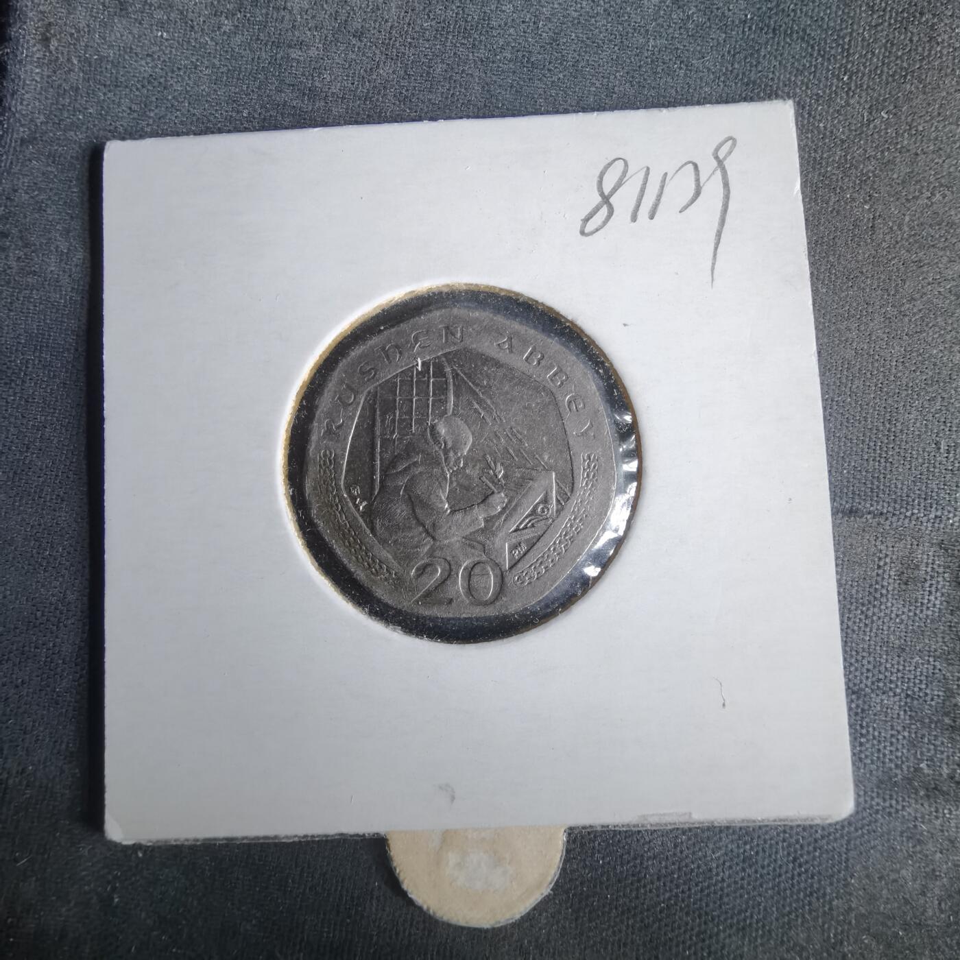 沼泽如烟--第981场 马恩2003年20便士纪念币