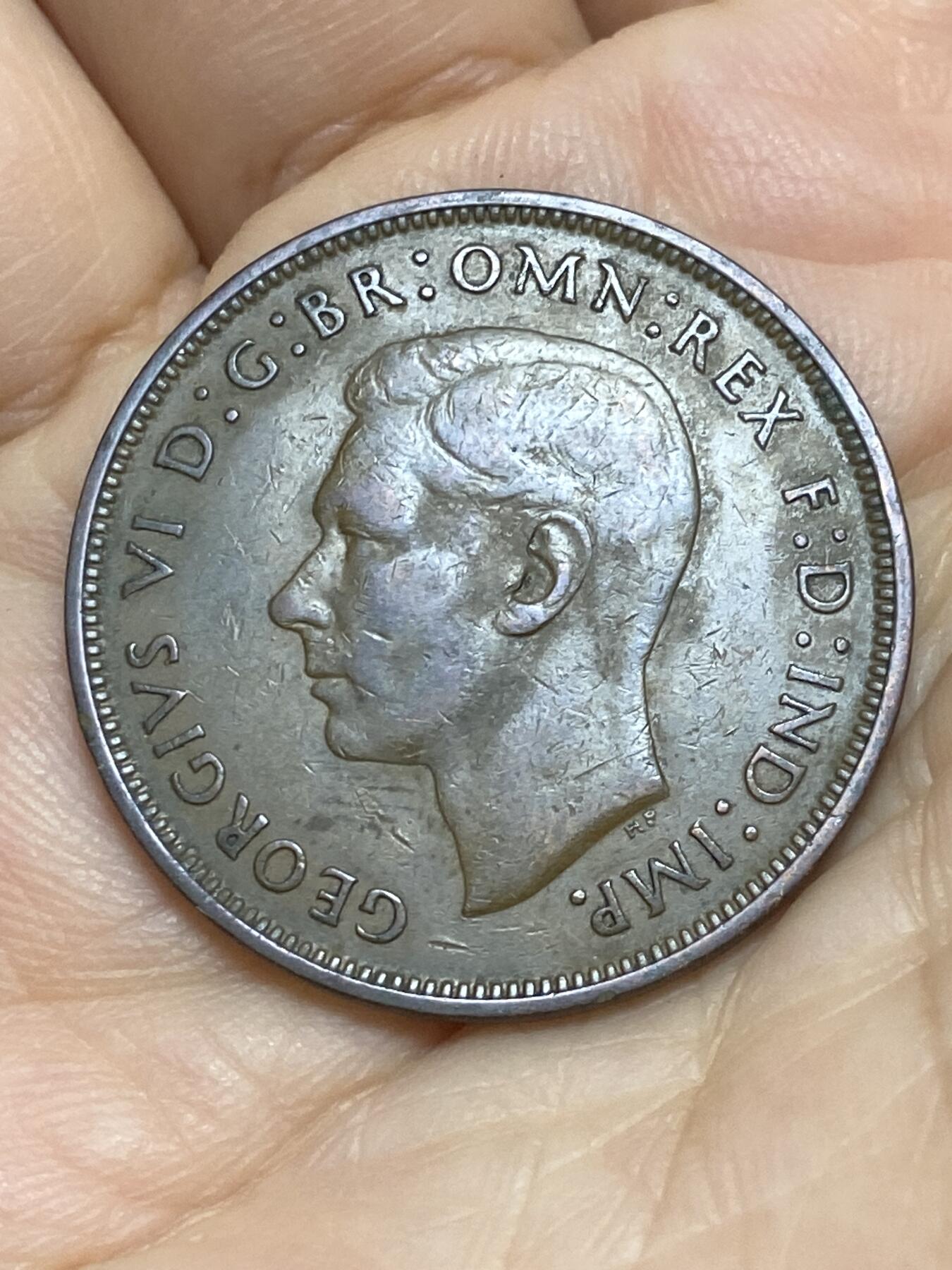 2026年第十七场(总第一百八十六场）外国好品散币场(免佣金) 英国🇬🇧1938年1便士(乔治六世第一版)