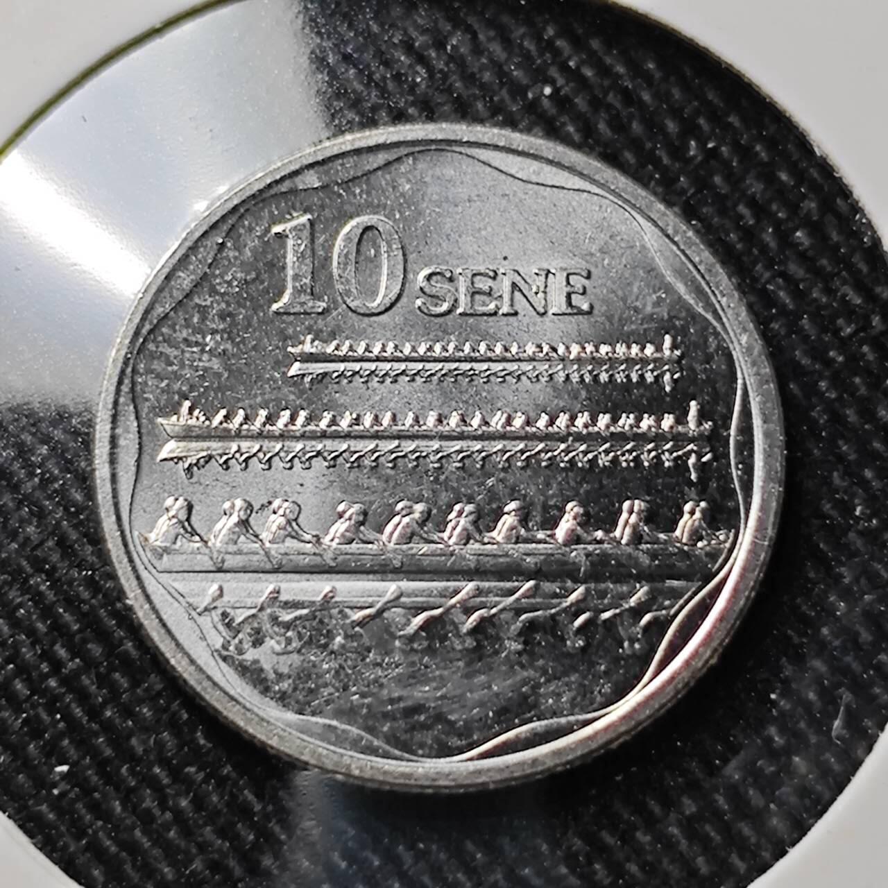 KK钱币收藏小铺  第391期  2月预留时间 周末发货  萨摩亚10分 好品