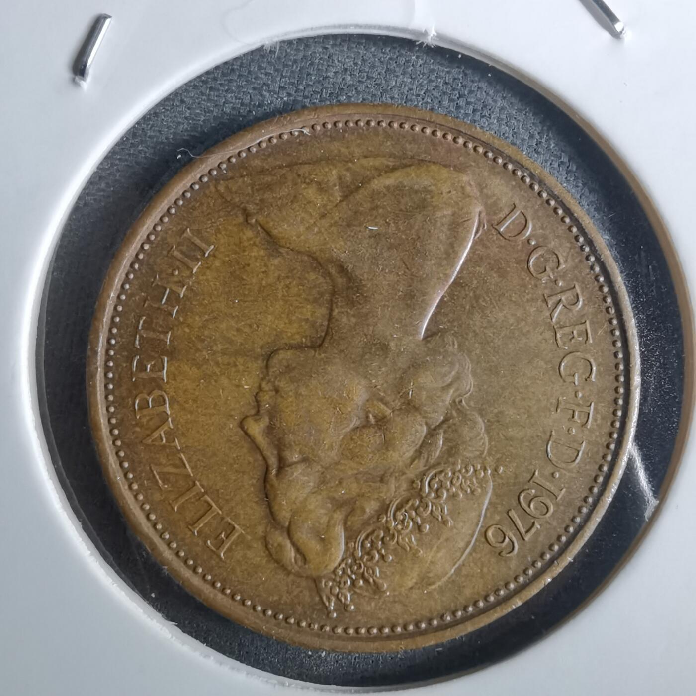 沼泽如烟--第982场 英国1976年2便士