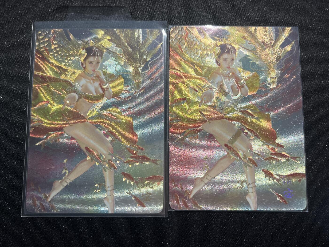 欢迎送拍、零成本上架，释放现金流，合理分配上拍卡品 【折光一对】st刷子 甄宓一对 焱卡文化&豪杰传1