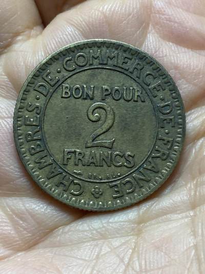 2026年第十七场(总第一百八十六场）外国好品散币场(免佣金) - 法兰西第三共和国1924年2法郎(Closed 4–闭口4版)