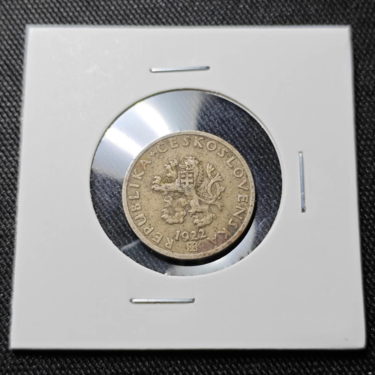 KK钱币收藏小铺  第391期  2月预留时间 周末发货  1922捷克20赫勒