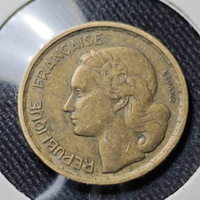 KK钱币收藏小铺  第391期  2月预留时间 周末发货 -  1952法国10法郎