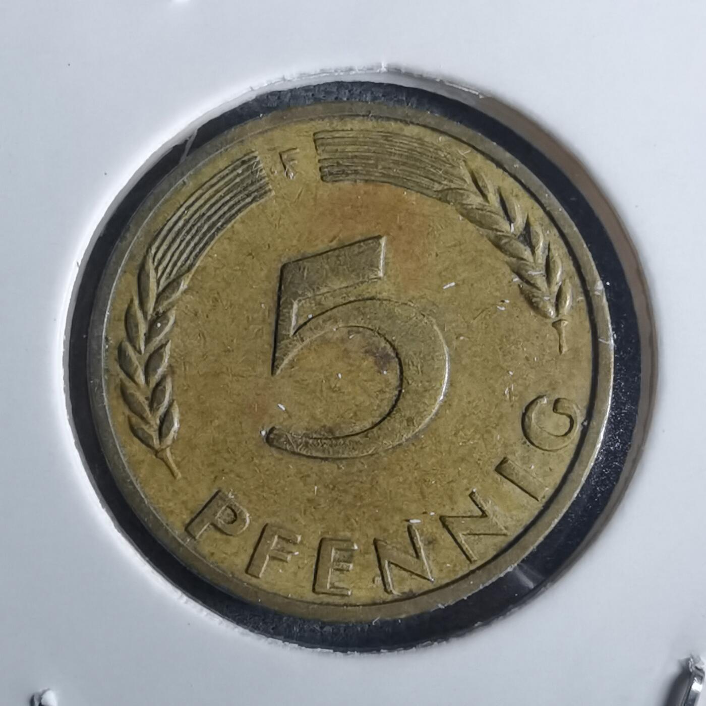 沼泽如烟--第982场 德国1950年5芬尼