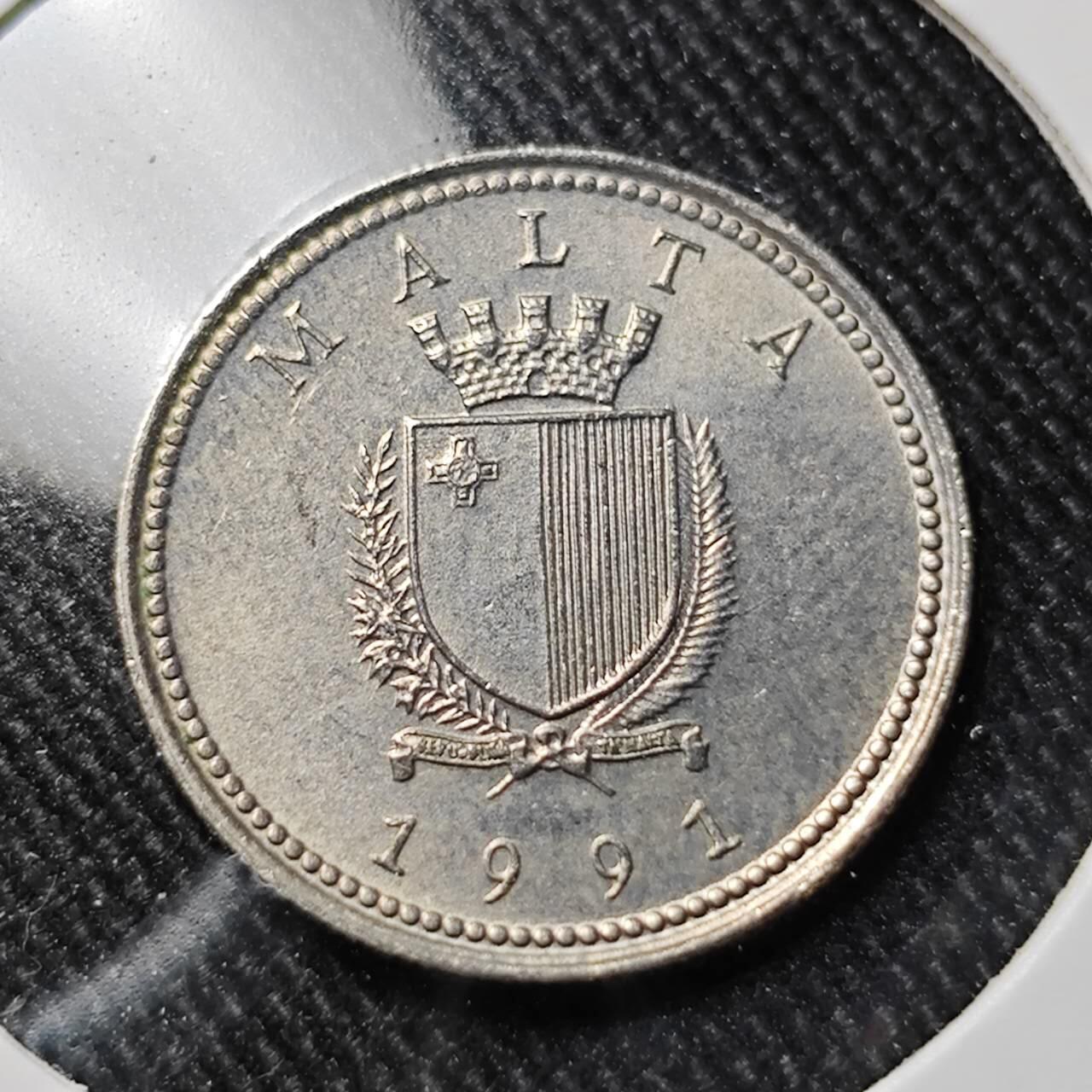 KK钱币收藏小铺  第391期  2月预留时间 周末发货  马耳他2分