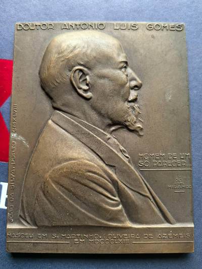 铜章专场 - 1948年葡萄牙政治人物，9x7cm