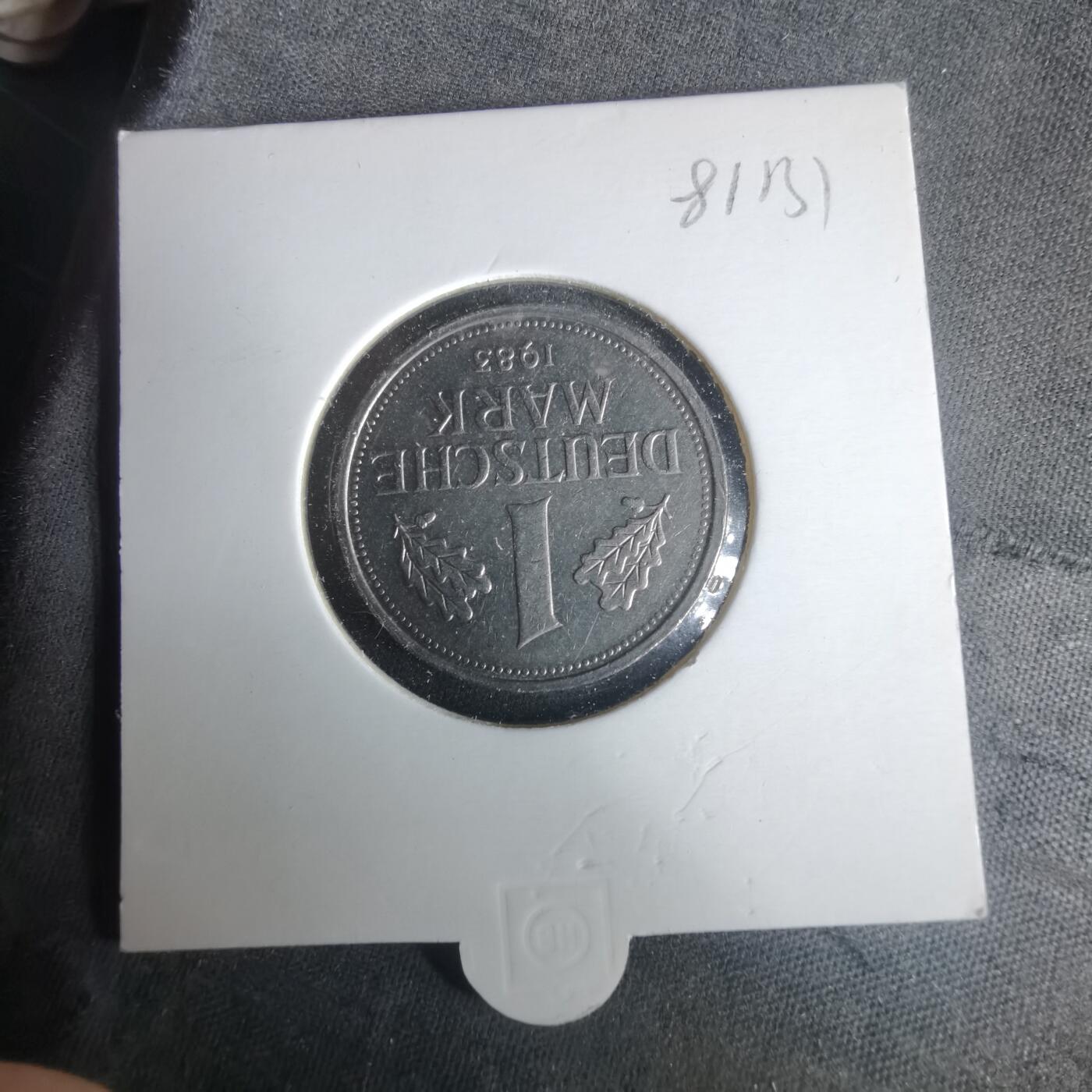 沼泽如烟--第981场 德国1983年1马克