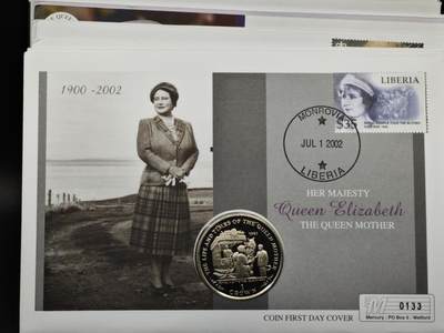 【淘币小摊】限时拍第八百六十二拍  克朗币邮币封场  满百包邮可预留两周  周一统一发货  - 马恩岛2000年女王母亲克朗纪念币邮币封