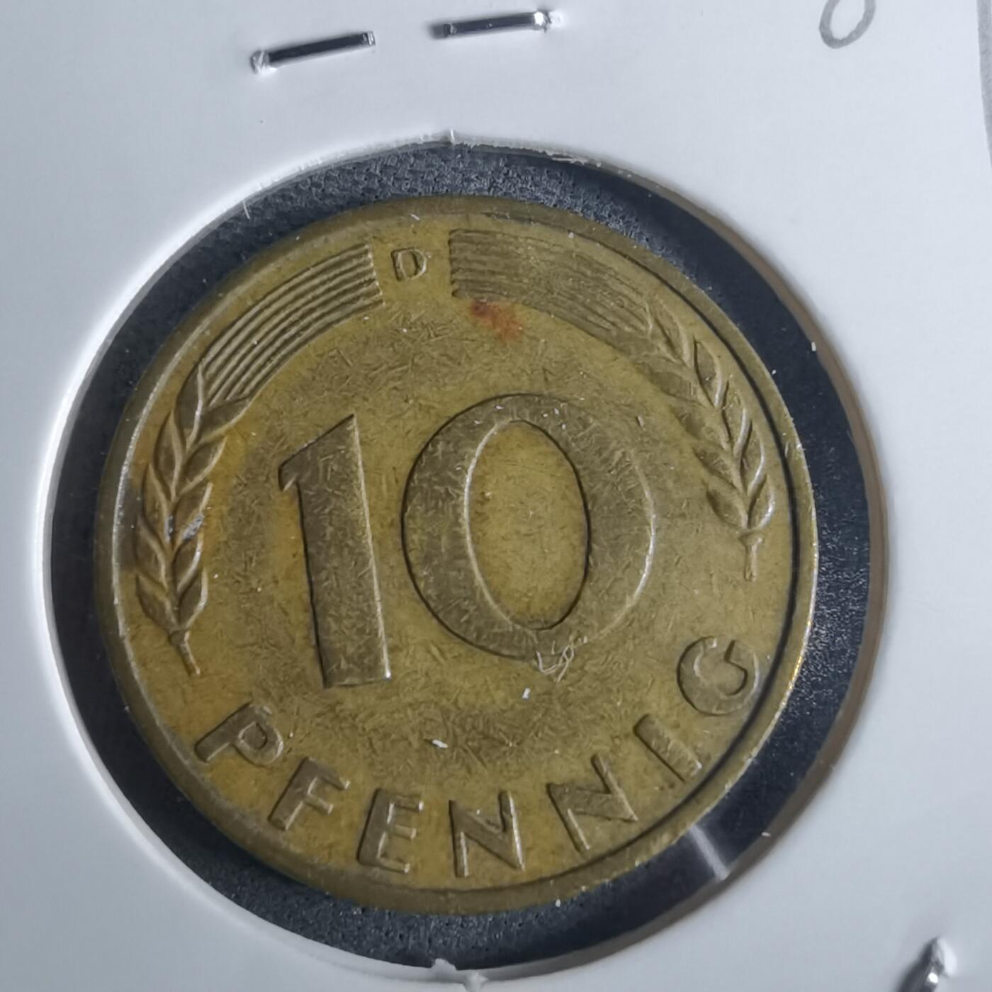 沼泽如烟--第982场 德国1968年10芬尼