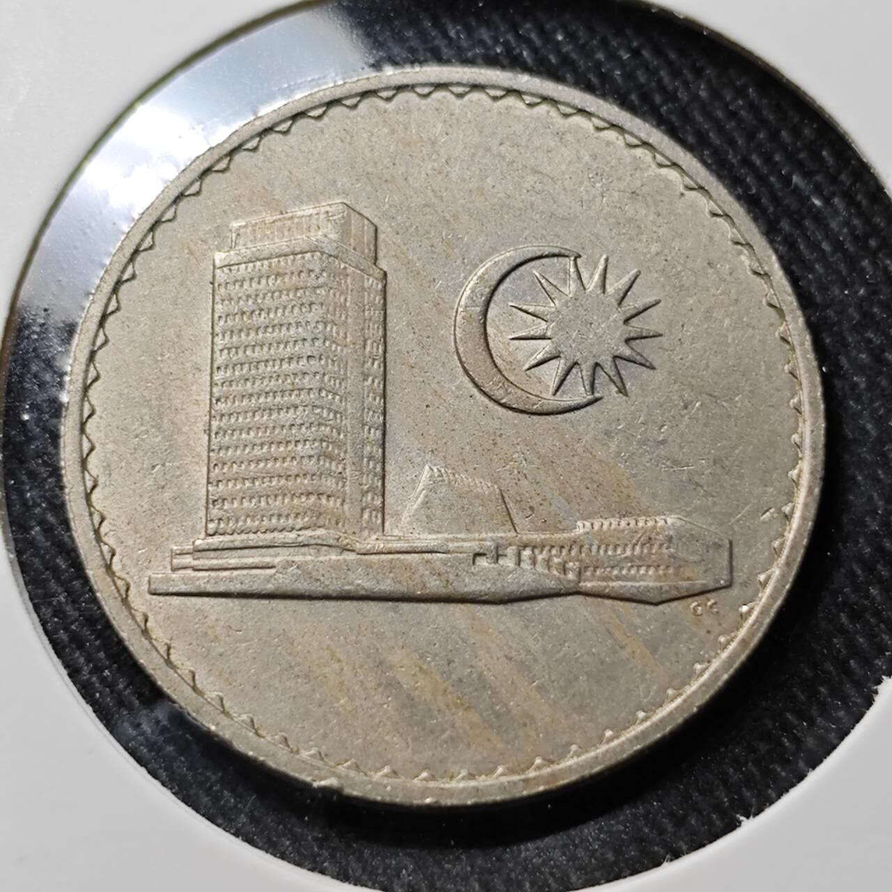 KK钱币收藏小铺  第391期  2月预留时间 周末发货  1968马来西亚50分 早期安全边