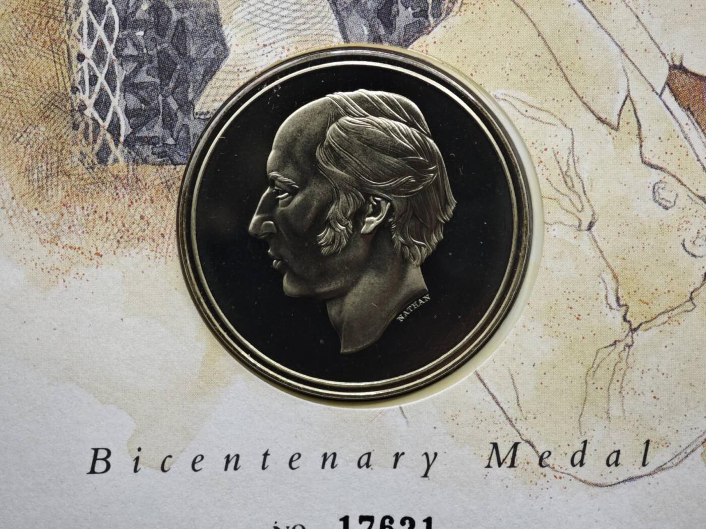 【淘币小摊】限时拍第八百六十二拍  克朗币邮币封场  满百包邮可预留两周  周一统一发货  英国维多利亚肖像雕刻师纪念章邮币封