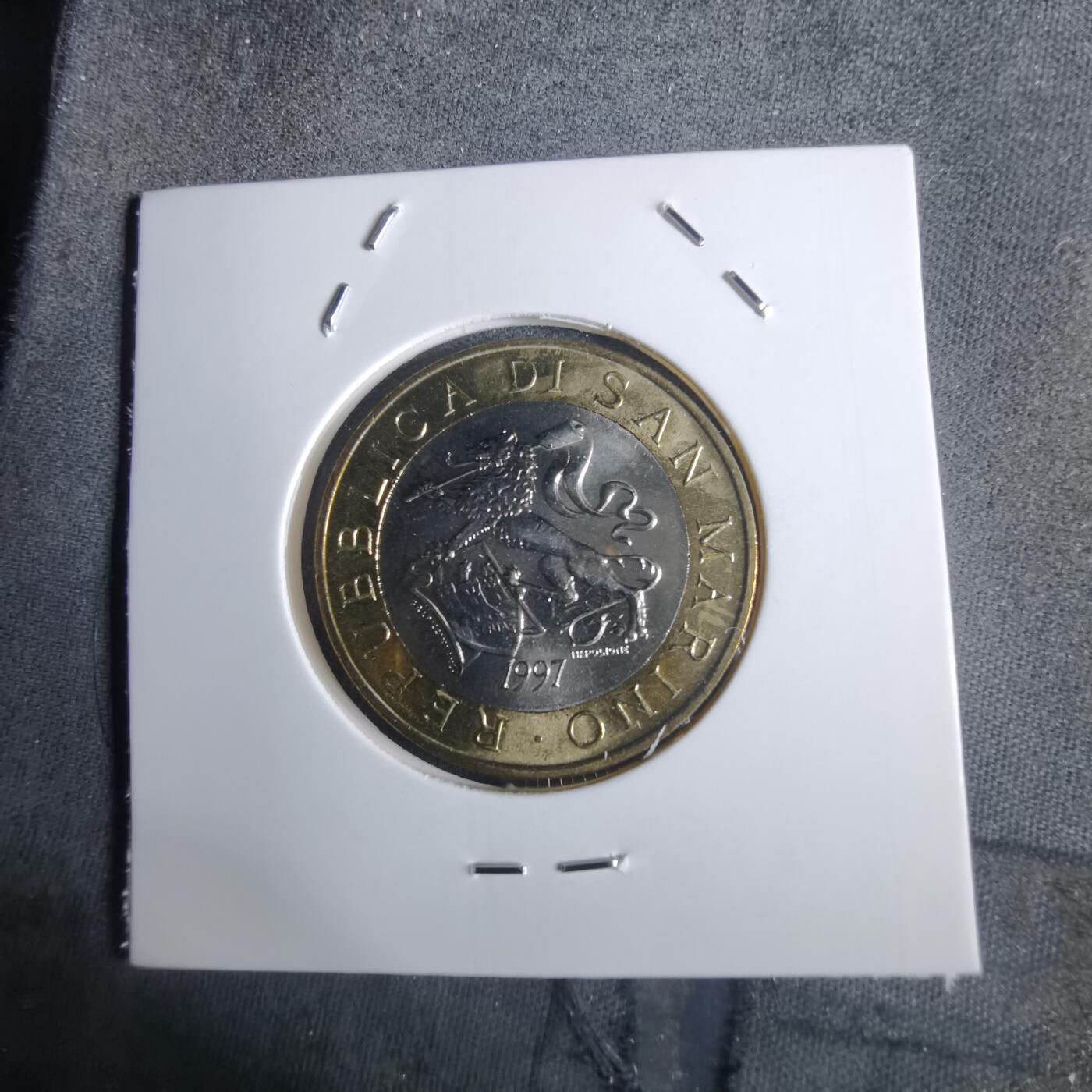 沼泽如烟--第982场 圣马力诺1997年1000里拉