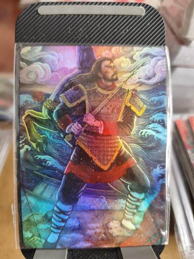 新人拍卖第一场，以后不间断更新各家卡牌！（本店满180包邮，周六截拍无佣金，欢迎送拍） - 星宿文创出品，非严虞兮叹彩闪对卡，测试卡。