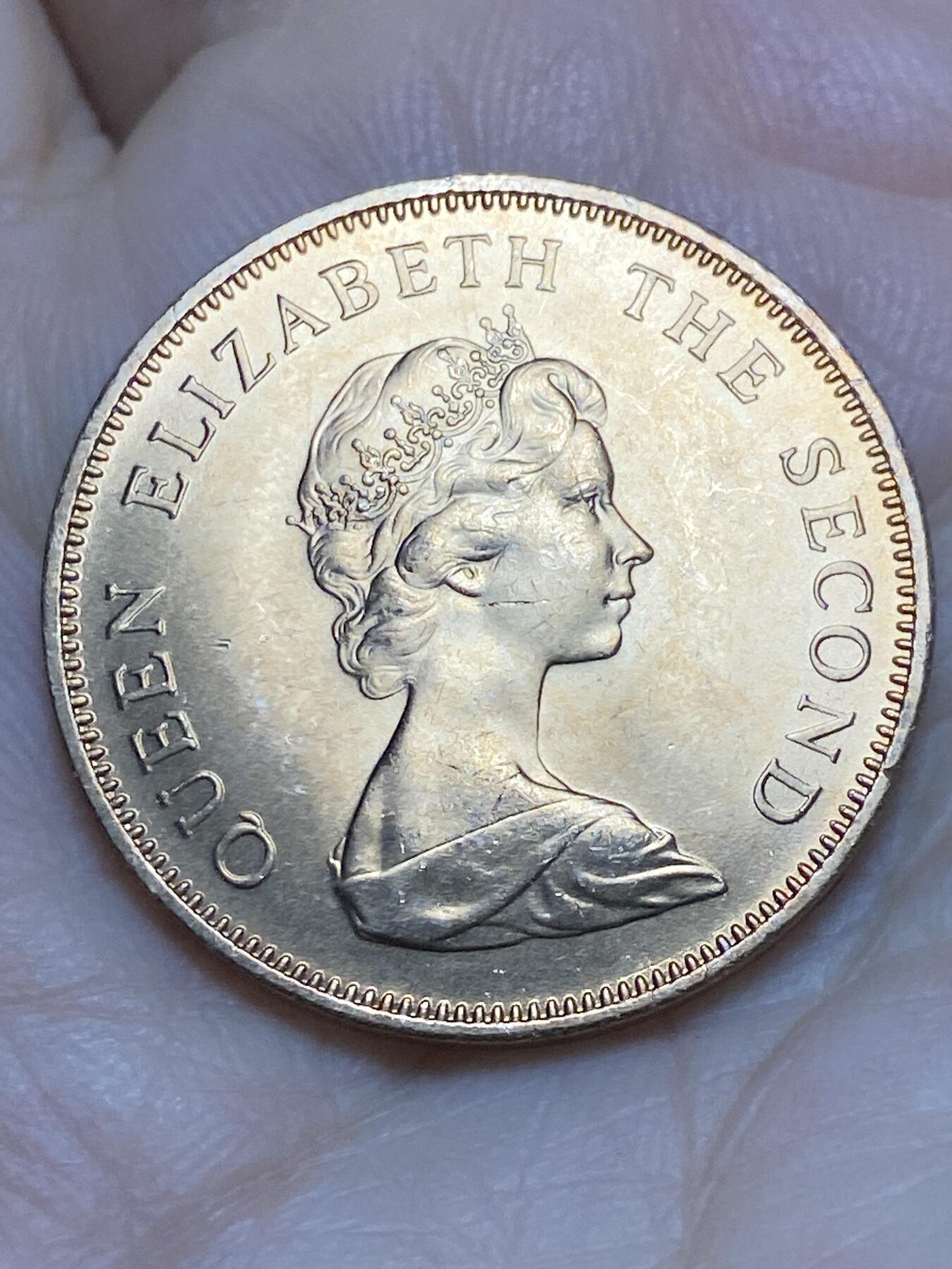 2026年第十七场(总第一百八十六场）外国好品散币场(免佣金) 原光好品–英属泽西岛🇯🇪1971年2新便士(伊丽莎白二世中年花冠，十进制第一套首发年)